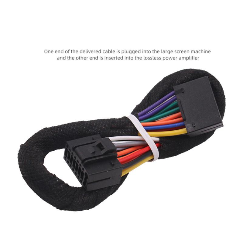 Автомобильный аудиопроцессор, 4-полосный усилитель мощности без потерь, DSP, динамики, Plug-and-Play для Android