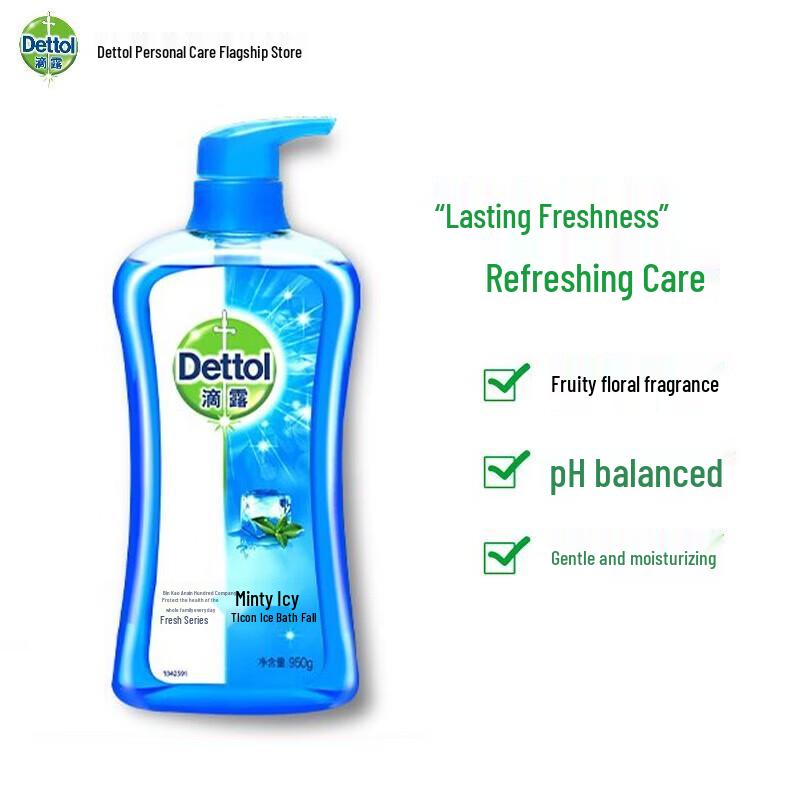 Dettol Гель для душа «Мятный Ледяной Охват»