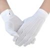 Adult White Gloves for Ceremony School Boys and Girls White Elastic Gloves for Dress Etiquette Gloves Stage Performances