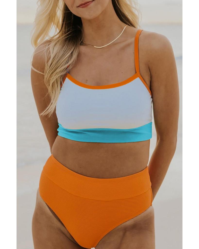 Azura Exchange Spaghetti Strap High Waist Bikini Swimsuit