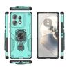 Чехол для Motorola Edge 50 Pro 5G с вращающимся кольцом-подставкой, противоударный чехол для телефона из ПК + ТПУ