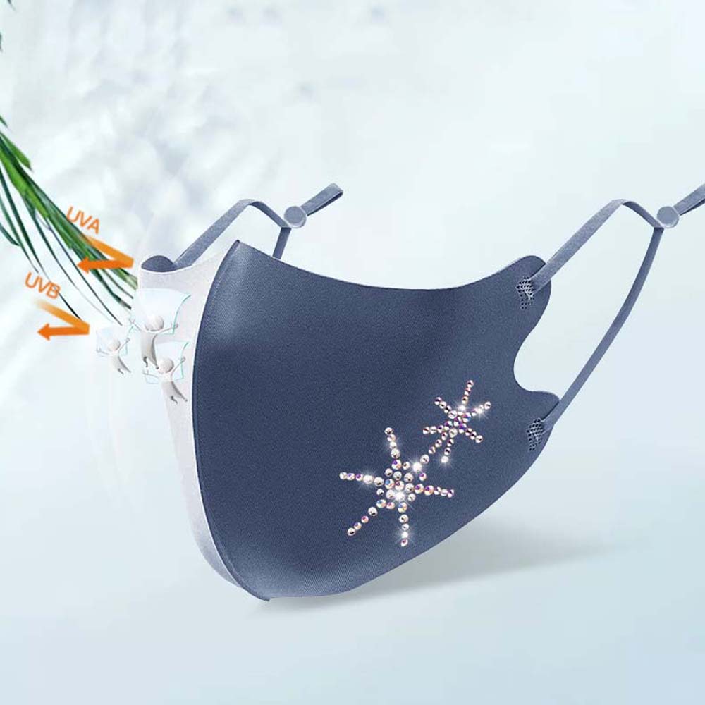 Ice Silk Многоразовая защита от солнца, дышащая противопылевая маска для лица, защитная маска от пыли, охрана здоровья