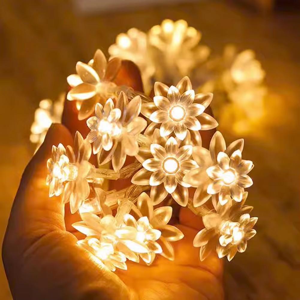 1,5/3/6/10 м светодиодная гирлянда из кристаллов вишневого цвета гирлянда для рождественской свадьбы вечеринки декоративная гирлянда на батарейках