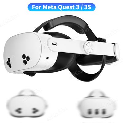 Комфортный ремешок для головы для Meta Quest 3S и Quest 3 VR-гарнитуры, уменьшающий давление, регулируемый ремешок Elite для Meta Quest3, аксессуары