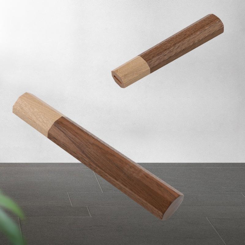 Восьмиугольная рукоятка для ножа DIY, полуфабрикат, ручная работа, материал для ножа из дамасской стали, рукоятка для кухонного ножа