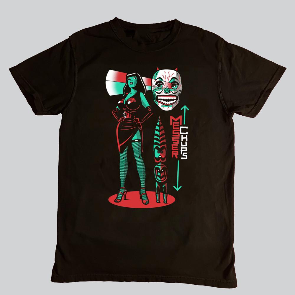 Коллекция Messer Chups Band Черная Футболка Унисекс Концертная S - 5XL MQ504 Унисекс Футболка