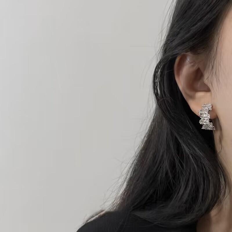 Серьги-клипсы для ушей в форме спирали от комаров, серьги-клипсы без пирсинга, модные полукруглые серьги