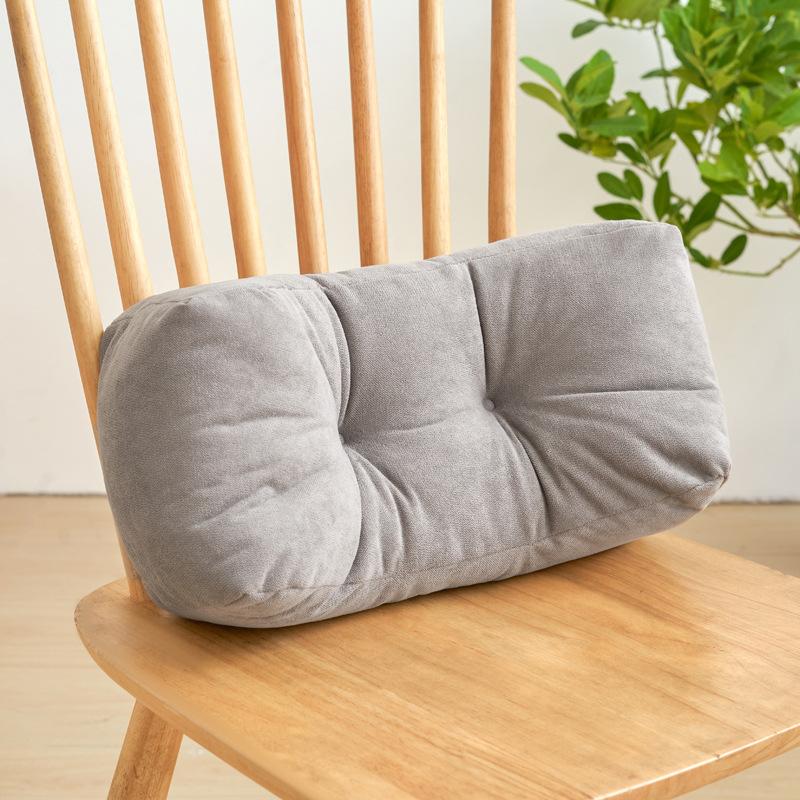 Gorgeous 1pc Lumbar Pillow | Napping, Student Backrest Cushion, Chair Cushion, Office Sleeping Pillow