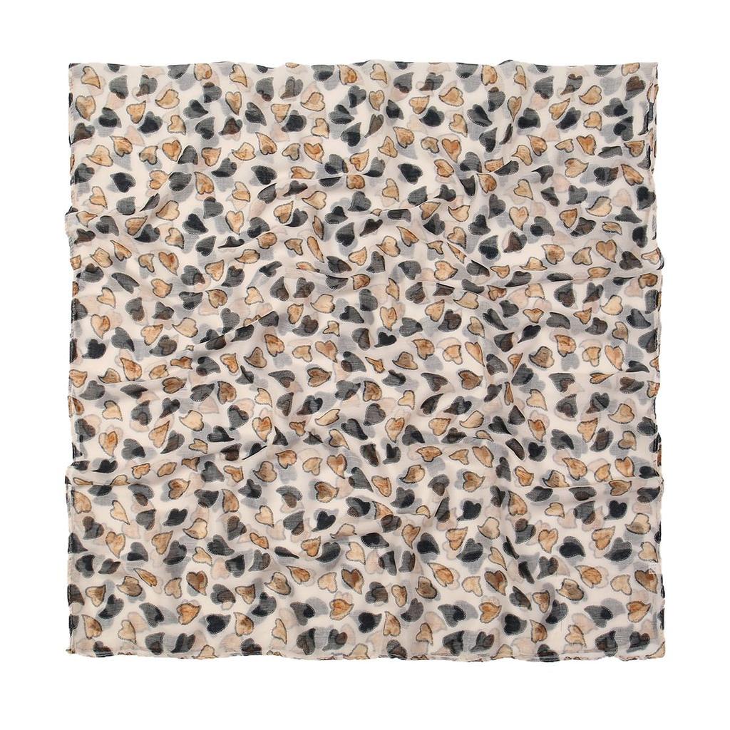 Весенняя Мода Новый Стиль Балийская Пряжа Контрастный Любовный Длинный Шарф Элегантный Тонкий Универсальный Шарф Шаль для Защиты от Солнца для Женщин