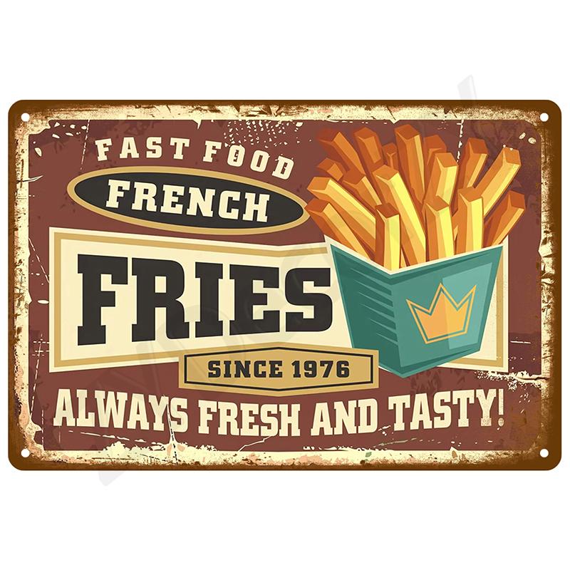 Vintage Metal Signs Plates Posters House Interior Bathroom Wall Art Mural Aesthetic Room Home Decor Decorations Retro Tin Sign