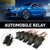 5pcs 12 V/24 V Car Relay Wiring Socket 5-pin Relay Replacement Parts Low Power Consumption Auto Parts Accessories