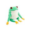 Shinada Global Mochi Series Mochikaeru Frog Green (Large) 22 x 22 x 30 cm Plush Frog Animal MOKR-0350G
