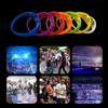 10pcs Voice Activated Sound Control LED Bracelets Flashing Silicone Bangle Christmas New Year Wedding Party Decoration