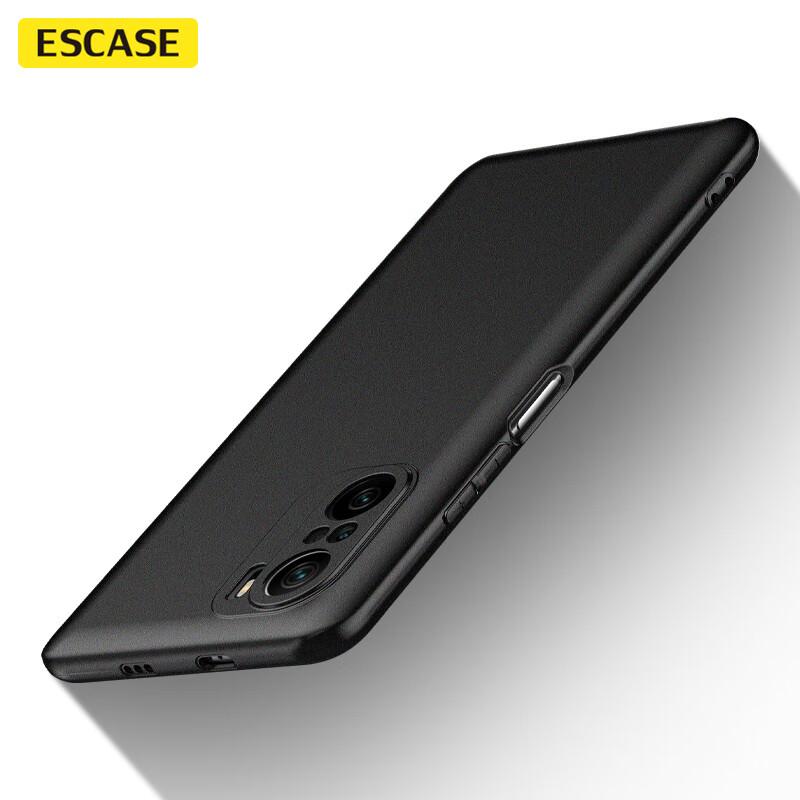 ESCASE Redmi K40/40 Pro Phone Case, Xiaomi 40 Pro+ Protective Cover Shockproof Style Unisex Anti-Scratch Soft Black