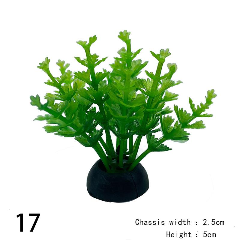 Artificial Plants Fish Tank Decoration Aquarium Decorative Ornaments Simulation Water Weeds Leaves Grass Plant Accessories