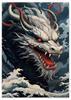 Canvas Painting Chinese Dragon