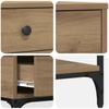 Console Table Artisan Oak 75 x 34.5 x 75 cm Engineered Wood