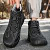 Модная мужская обувь, новые походные мужские ботинки, люксовая брендовая обувь для активного отдыха, мужские ботинки из натуральной кожи, зимние ботинки для скалолазания, теплые плюшевые меховые ботинки