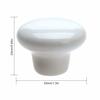 Set of 10 White Ceramic Drawer Handles, Cabinet Pulls, Cupboard Pulls, Dresser Pulls, Shelf Pulls, Door Knobs, and Handles