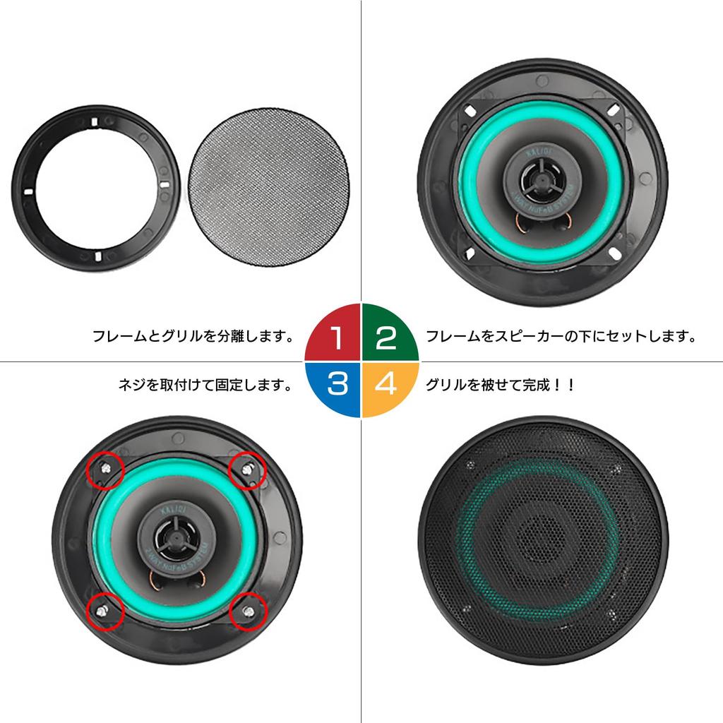 RYOTBASE Сетка для динамика Защитная решетка для вуфера Аудио Автомобильный Домашний Универсальные Монтажные винты Ремонт