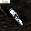 Steel Soldier Designer Bullet Skull Creative Weapon Memorial Necklace Necklace Punk Rock Biker Stainless Steel Jewelry