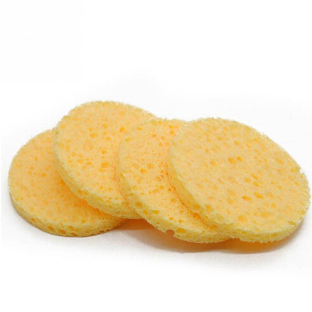 5PCs Soft Round Tools Beauty Face Wash Cleansing Sponge Cosmetic Puff Makeup Pads