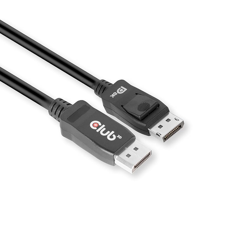 Club3D CAC-2067 VESA Certified DisplayPort to DisplayPort 1.4/Hbr3 M/M Cable DP 1.4 8K 60Hz 1m - 3,28ft