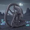 Серая кукла-подвеска Инопланетянин для медитации, напечатанная на 3D-принтере