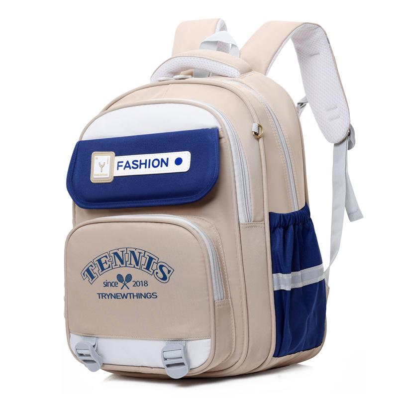 Школьная сумка для школьников, большой вместительный рюкзак для девочек, цветной блок, милый детский рюкзак