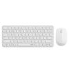 RAPOO 9010M Wireless Keyboard and Mouse Set, Bluetooth 5.04.02.4GHz, Quiet Click, Supports Simultaneous Connection of 4 Devices, White