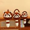 Animal Raccoon Plush Backpack Lightweight Single Shoulder Crossbody Gift Bag