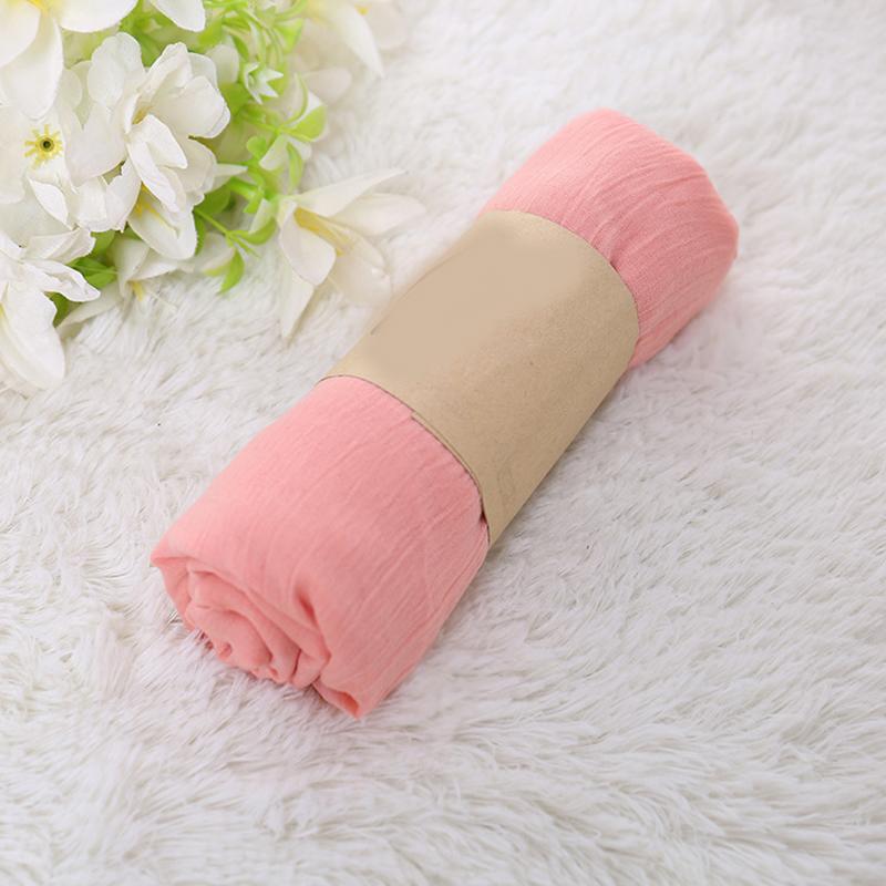 Women Cotton Solid Color Scarf Summer spring Shawls and Wraps Pashmina Beach Long Scarf Female Hijabs Scarves Headscarf