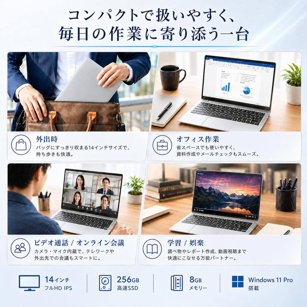 Ноутбук KAZEON N4500 Офис 2024 Windows 11 1920x1080 FHD IPS LCD 8 ГБ ОЗУ 256 ГБ SSD Веб-камера Bluetooth Мини HDMI Легкий и тонкий Для домашнего использования