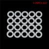 20 шт. 1/2 дюйма 3/4 дюйма 1 дюйма резиновое плоское уплотнительное кольцо с шайбой, кольцо для крана