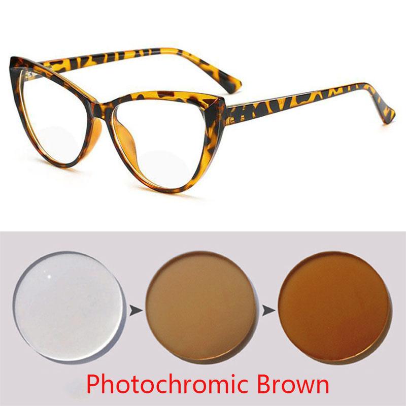 Пластиковая оправа Кошачий глаз Очки для близорукости Женские дизайнерские очки Мужские рецептурные очки 0 -0.5 -0.75 -1.0 -1.5 До -6.0