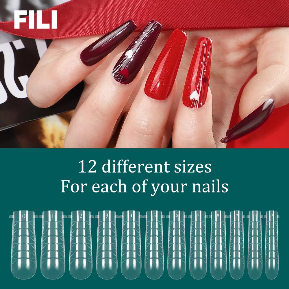 Многоразовый маникюрный инструмент, полное покрытие, стилет, гроб, миндалевидные ногти, УФ-гель, пластиковая форма для быстрого наращивания ногтей, двойные формы