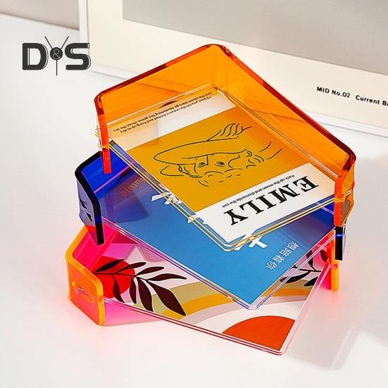 6/7-дюймовая плавающая фоторамка DIY двусторонняя горизонтальная вертикальная неоновая акриловая настольная декоративная фоторамка для домашнего офиса