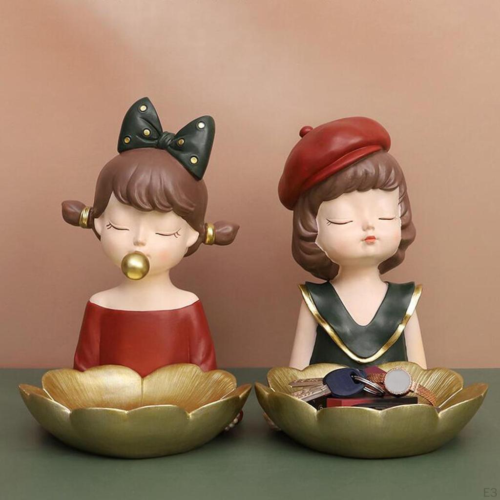 Подставка-лоток для хранения фигурок, держатель для ключей, статуэтка для настольного декора