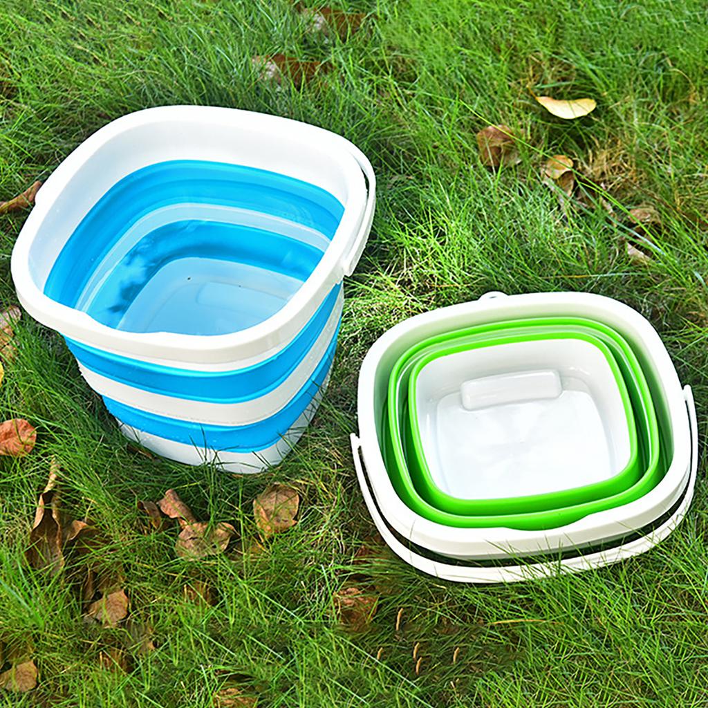 Collapsible Bucket Bathroom Dirty Clothes Storage Bucket Laundry Baskets Portable Fruit Vegetable Storage Organizer Buckets New