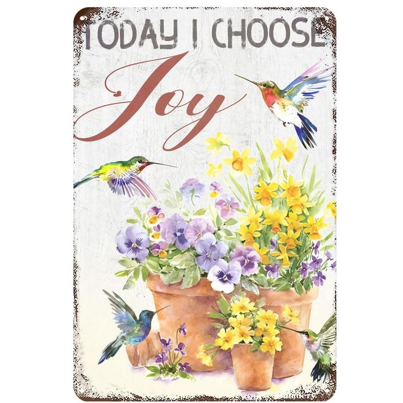 Металлическая жестяная табличка Сад Красивые цветы Винтажная жестяная табличка Цветок Лаванда Металлическая настенная панель Ретро Арт Декорация для дома Кафе Бар