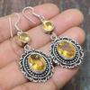 Citrine Gemstone Solid 925 Sterling Silver Handmade Wonderful Jewelry Earring