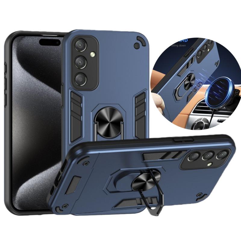 Для Samsung Galaxy A06 A16 A26 A36 A56 5G Ударопрочный Бронированный Чехол Для Galaxy A07 A17 A27 A37 A57 4G С Металлическим Кольцом Магнитная Крышка
