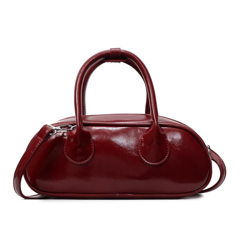 Popular New Korean Version Niche Simple Personality Portable Baguette Bag Femininity Casual Versatile Commuter Messenger Bag