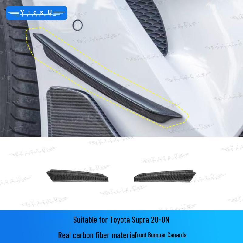 Углепластиковый боди-кит Toyota SUPRA в стиле CMST: Передний сплиттер, Задний диффузор, Капот