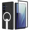 Solid Color for Magsafe Foldable Holder Bracket Phone Case For Samsung Galaxy Z Fold 8 Magnetic Tempered Glass Protective Cover