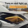 Комплект светодиодной ленты для переднего багажника для Tesla Model 3/Y 2,3 м 2,5 м Гибкая светодиодная лампа-трубка для подсветки переднего багажника Декоративная подсветка