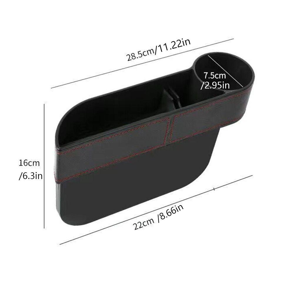 Cup Holder Car Seat Slit Gap Pocket Side Bag Reserved Car Organizer Box  Automobile Slit Box