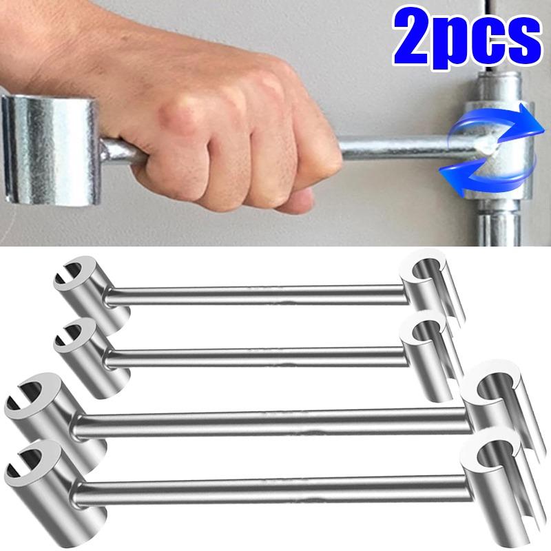 Double Head Hinge Gap Adjusting Tool Labor Saving Repair Wrench for Door Cabinet Furniture Home Use with Round Bolt Hand Tools