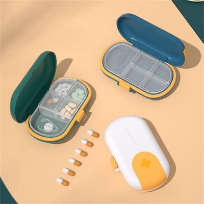 4/6 сетка для таблеток, водонепроницаемый съемный портативный держатель для хранения таблеток с витаминами для путешествий
