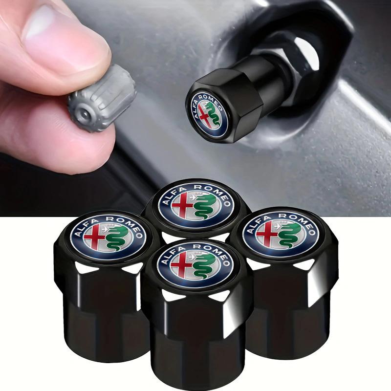 2026 Горячие 4 шт. Колпачки на ниппель колеса автомобиля из алюминиевого сплава, Заглушка штока для Alfa Romeo 4C 159 166 Spider Giulia Giulietta 1